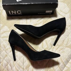 INC International Concepts Black Heels Classic Pumps